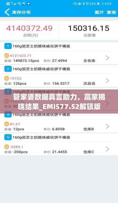 管家婆数据真言助力,赢家揭晓结果_EMI577.52解锁版