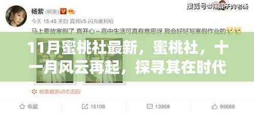 探寻蜜桃社在时代背景下的辉煌篇章，十一月风云再起最新动态